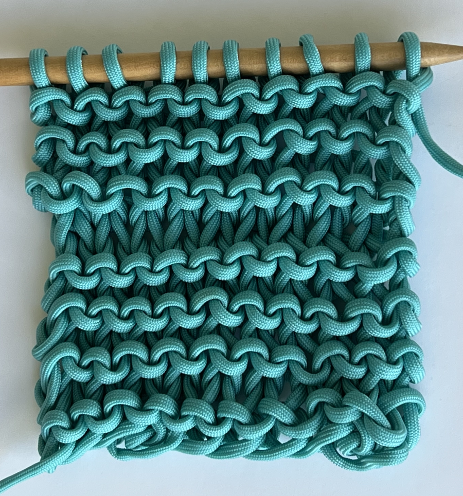 Knit every row followed by purling every row